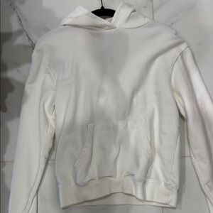 Garage White Crew Neck Sweater